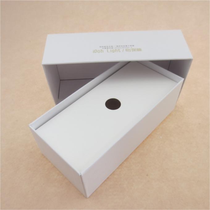 Uv Led Packaging Environmental CMYK Printing Led Packaging Box UV Effect PVC With Window