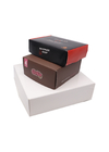 White Cardboard Paper Takeaway Sushi Box Matt Or Gloss Lamination 350GSM