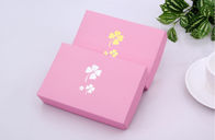 Disposable White Card Paper Reusable Christmas Boxes , Solid Gift Boxes