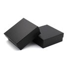 Black Cardboard Clothing Boxes Garment Packing Boxes ISO14001 Certificated