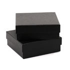 Black Cardboard Clothing Boxes Garment Packing Boxes ISO14001 Certificated