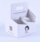Multifunction Take Away Tea And Coffee Packaging Box Corrugate Paper Material