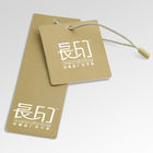 White Cardboard Custom Card Printing Paper Hanging Tag Gift Card For Clothes