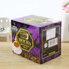 Foldable Custom Coffee Packaging Mocha White Coffee Paper Box Packaging