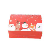 Recyclable Custom Gift Christmas Packaging Boxes With Handles PP Ropes