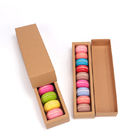 Food Grade Macaron Packaging Boxes Corrugated Paper Archaize Style Eco Friendly