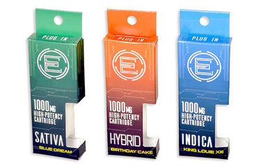 230GSM White Card Paper Packaging Box for Cannabis