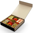 Recyclable Matte Varnish Cardboard Packaging Sushi Box