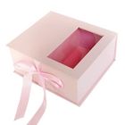 Pantone Printing Flower Packaging Box With Ribbon Closure