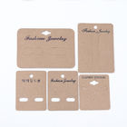 Thick Paper Custom Jewelry Display Cards Paper Card Printing For Jewelry Display Package