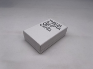 Recycled Gray Cardboard Hot Stamping Paper Packaging Box For Jewelry Package
