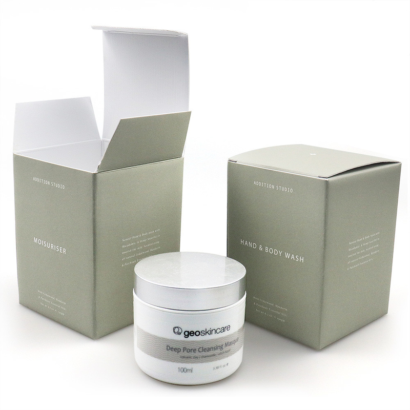 Custom Recyalable Specialty Paper Cosmetic Carton Packaging Face Mask Paper box