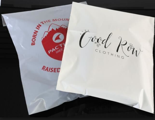 Strong Adhesive Tear Proof Plastic Pouch Packaging Custom Poly Mailers For Garment