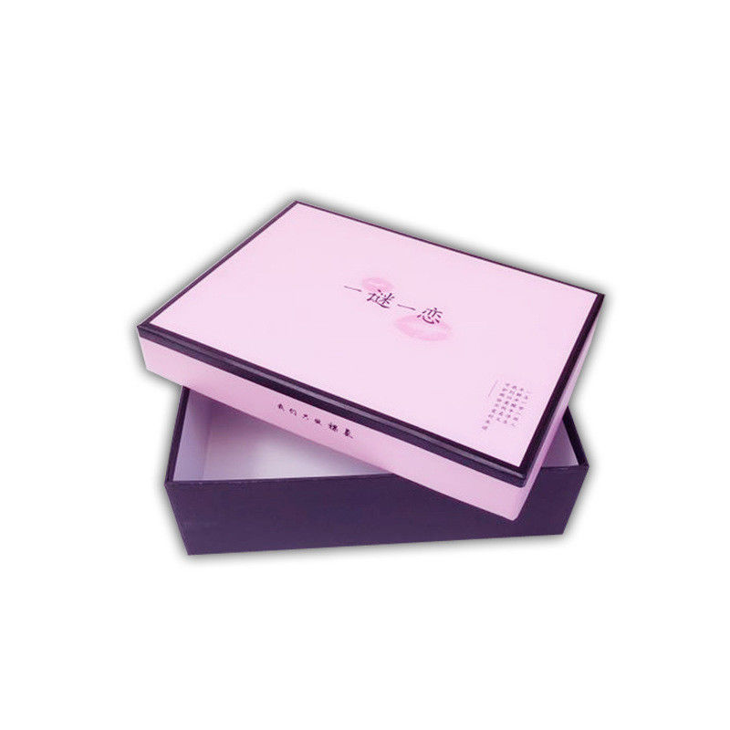 Shirt / Scarf Paper Packaging Box 1200 GSM Cardboad Paper Gift Boxes With Lids