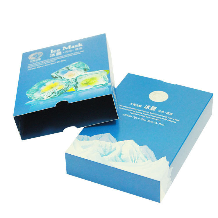 Crack Resistant Paper Packaging Box White Cardboard ISO14001 , FSC Certificates