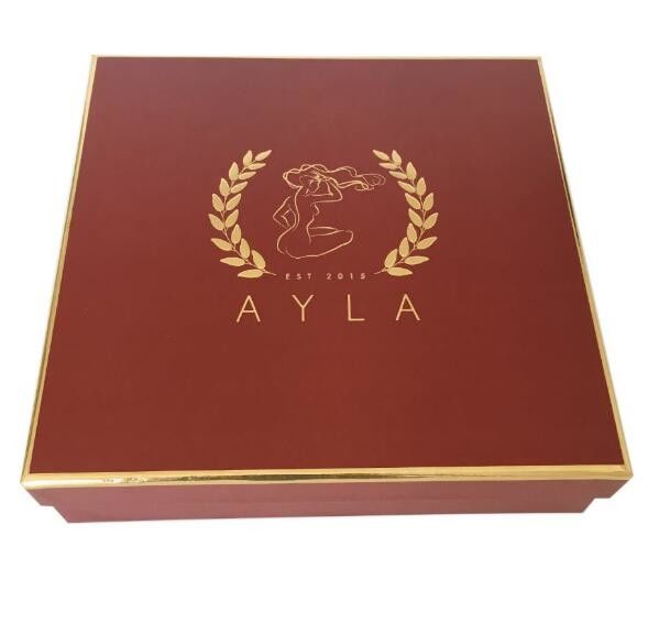 Folding 1 Colors Shirt Packing Box Garment Cardboard Boxes For Clothes