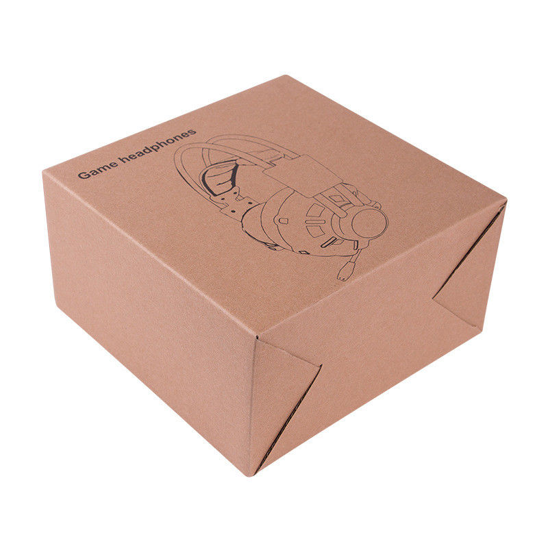 Custom Design Kraft Paper Packaging Box for Electric Products Sports Earphone