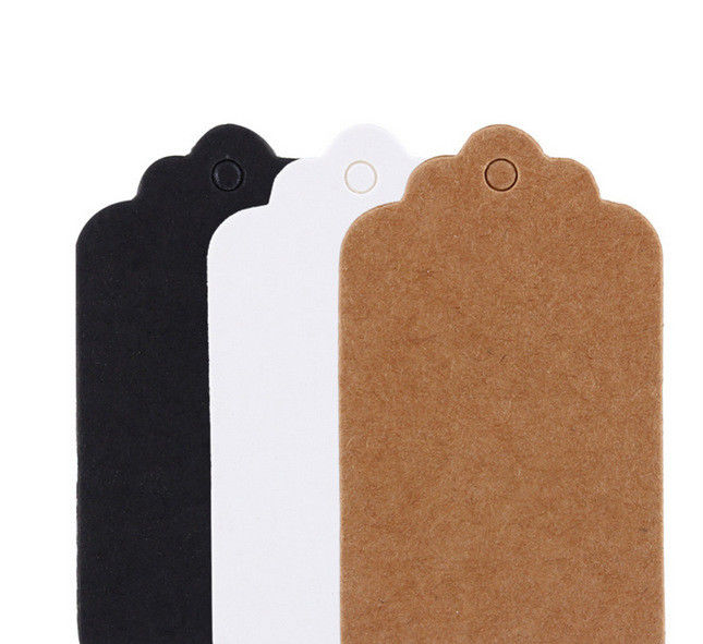 Cloth Toys Custom Card Printing White Cardboard Personalised Gift Tags