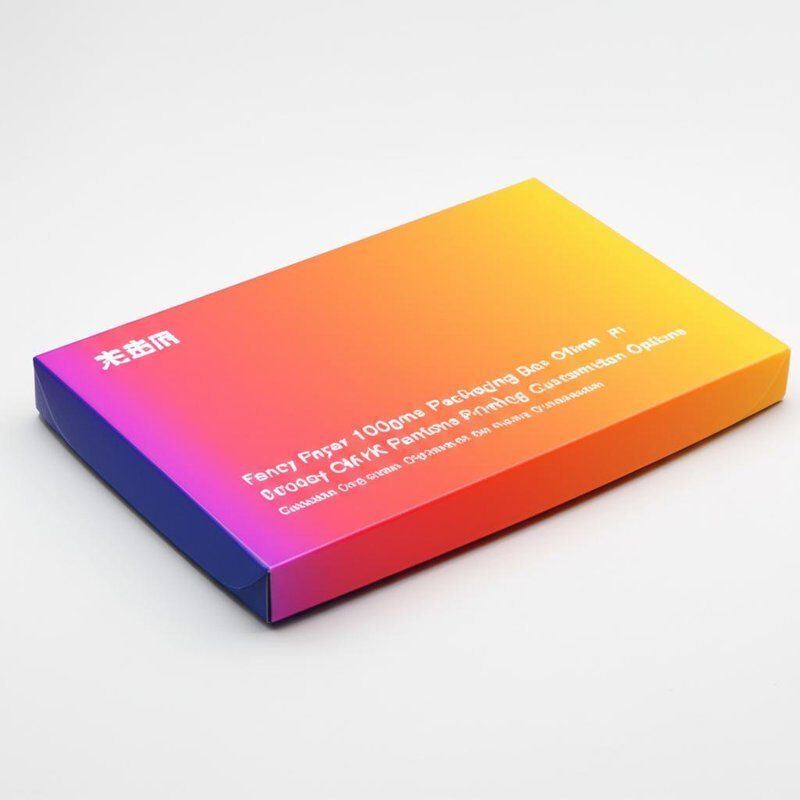 Custom Cmyk Custom Printed 100gms Paper Packaging Box with CMYK/Pantone Printing