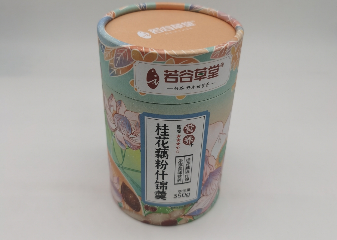 OEM Food Grade Coffee Paper Tube Tea Packaging Cylinder Box Recycled