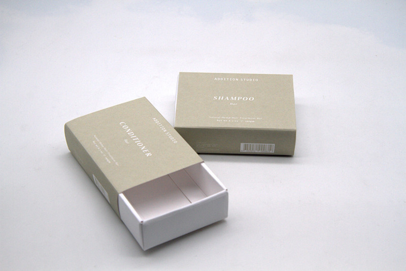 Custom Cosmetic Packaging Box White Kraft Paper Cosmetic Box