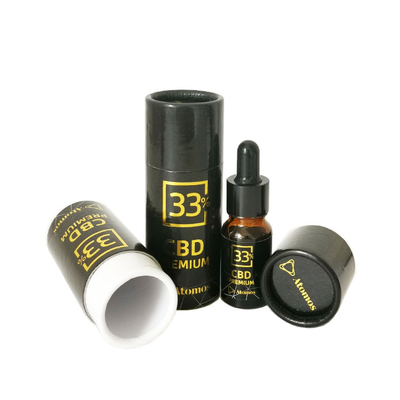 quality Cylinder Box Custom CBD Packaging Healthcare Packaging For CBD Oil factory